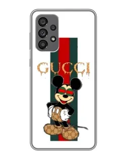 Чехол для Samsung Galaxy A73 (5G) с картинкой «Микки Маус Gucci — полосы» Чехол для Samsung Galaxy A73 (5G) с картинкой «Микки Маус Gucci — полосы»