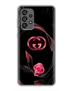 Чехол для Samsung Galaxy A73 (5G) с картинкой «Gucci — неоновая роза» Чехол для Samsung Galaxy A73 (5G) с картинкой «Gucci — неоновая роза»
