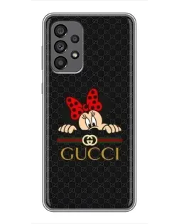 Чехол для Samsung Galaxy A73 (5G) с картинкой «Минни Маус Gucci — черный» Чехол для Samsung Galaxy A73 (5G) с картинкой «Минни Маус Gucci — черный»
