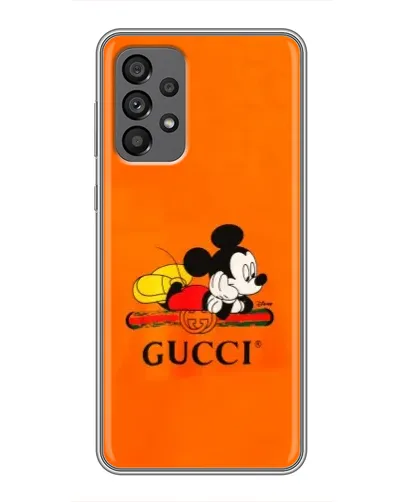 Чехол для Samsung Galaxy A73 (5G) с картинкой «Микки Маус Gucci — оранж» Чехол для Samsung Galaxy A73 (5G) с картинкой «Микки Маус Gucci — оранж»