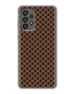 Чехол для Samsung Galaxy A73 (5G) с картинкой «Gucci — шоколадная сетка» Чехол для Samsung Galaxy A73 (5G) с картинкой «Gucci — шоколадная сетка»
