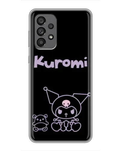 Чехол для Samsung Galaxy A73 (5G) с картинкой «Kuromi — черный минимализм» Чехол для Samsung Galaxy A73 (5G) с картинкой «Kuromi — черный минимализм»