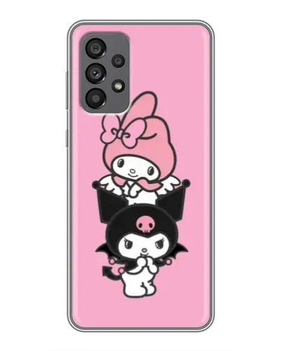 Чехол для Samsung Galaxy A73 (5G) с картинкой «My Melody и Kuromi» Чехол для Samsung Galaxy A73 (5G) с картинкой «My Melody и Kuromi»
