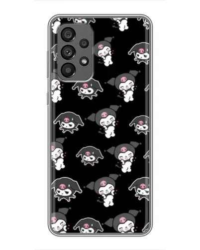 Чехол для Samsung Galaxy A73 (5G) с картинкой «Черный паттерн Kuromi» Чехол для Samsung Galaxy A73 (5G) с картинкой «Черный паттерн Kuromi»