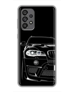 Чехол для Samsung Galaxy A73 (5G) с картинкой «Темный силуэт BMW»