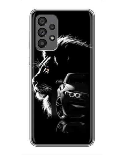 Чехол для Samsung Galaxy A73 (5G) с картинкой «BMW и лев» Чехол для Samsung Galaxy A73 (5G) с картинкой «BMW и лев»
