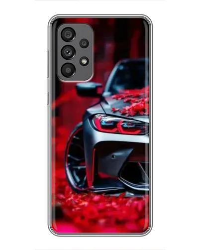 Чехол для Samsung Galaxy A73 (5G) с картинкой «Спортивная BMW и цветы» Чехол для Samsung Galaxy A73 (5G) с картинкой «Спортивная BMW и цветы»