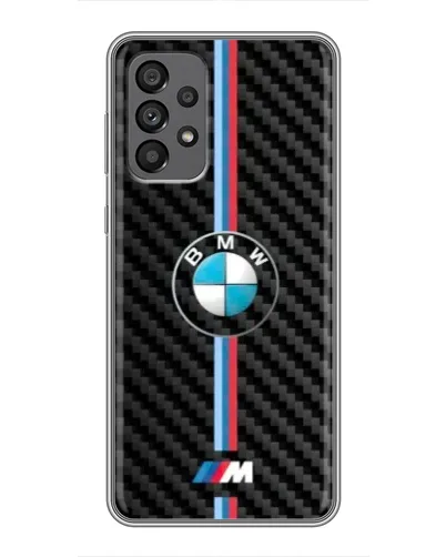 Чехол для Samsung Galaxy A73 (5G) с картинкой «Эмблема BMW и карбон» Чехол для Samsung Galaxy A73 (5G) с картинкой «Эмблема BMW и карбон»