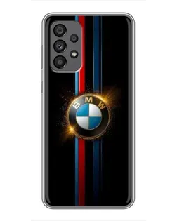 Чехол для Samsung Galaxy A73 (5G) с картинкой «BMW M-Power неон»