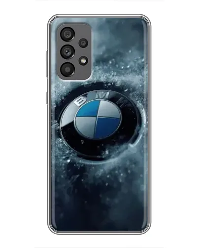 Чехол для Samsung Galaxy A73 (5G) с картинкой «Логотип BMW — лед» Чехол для Samsung Galaxy A73 (5G) с картинкой «Логотип BMW — лед»