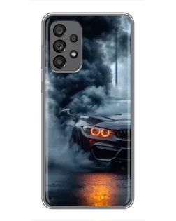 Чехол для Samsung Galaxy A73 (5G) с картинкой «BMW M-Power — абстракция»