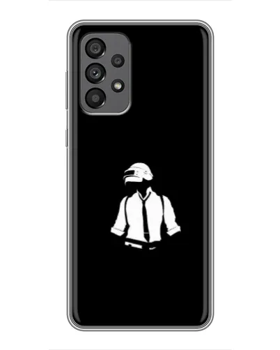 Чехол для Samsung Galaxy A73 (5G) с картинкой «PUBG — белый шлем» Чехол для Samsung Galaxy A73 (5G) с картинкой «PUBG — белый шлем»