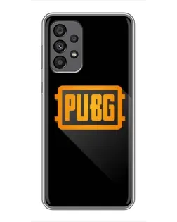 Чехол для Samsung Galaxy A73 (5G) с картинкой «PUBG — рамка лого»