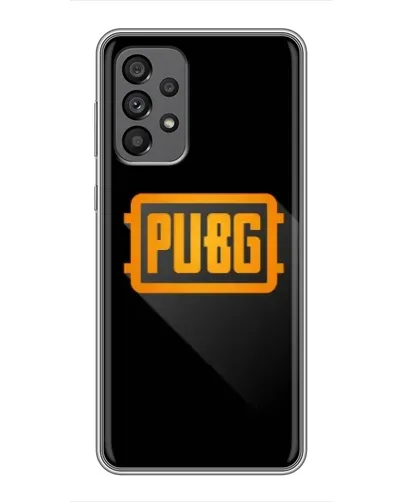 Чехол для Samsung Galaxy A73 (5G) с картинкой «PUBG — рамка лого» Чехол для Samsung Galaxy A73 (5G) с картинкой «PUBG — рамка лого»