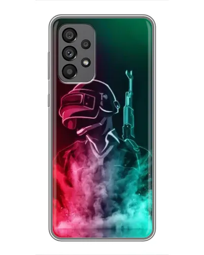 Чехол для Samsung Galaxy A73 (5G) с картинкой «PUBG — огненный воин» Чехол для Samsung Galaxy A73 (5G) с картинкой «PUBG — огненный воин»