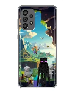 Чехол для Samsung Galaxy A73 (5G) с картинкой «Эндермен в лесу» Чехол для Samsung Galaxy A73 (5G) с картинкой «Эндермен в лесу»