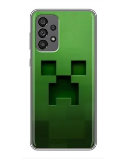 Чехол для Samsung Galaxy A73 (5G) с картинкой «Крипер микро-дизайн» Чехол для Samsung Galaxy A73 (5G) с картинкой «Крипер микро-дизайн»