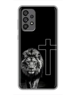 Чехол для Samsung Galaxy A73 (5G) с картинкой «Лев и Крест»