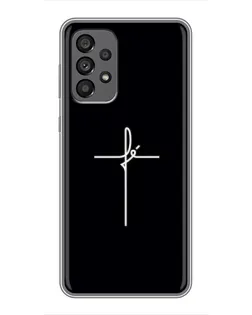 Чехол для Samsung Galaxy A73 (5G) с картинкой «Тонкий крест» Чехол для Samsung Galaxy A73 (5G) с картинкой «Тонкий крест»