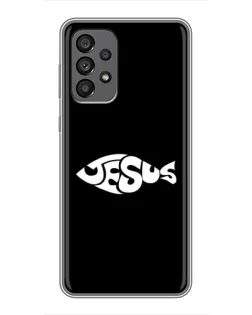 Чехол для Samsung Galaxy A73 (5G) с картинкой «Рыба Jesus» Чехол для Samsung Galaxy A73 (5G) с картинкой «Рыба Jesus»