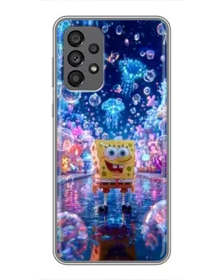 Чехол для Samsung Galaxy A73 (5G) с картинкой «Неоновый океан»