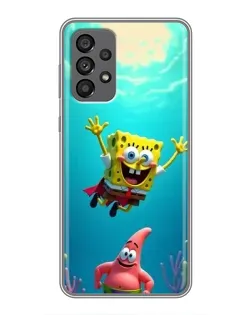 Чехол для Samsung Galaxy A73 (5G) с картинкой «Спанч Боб под водой» Чехол для Samsung Galaxy A73 (5G) с картинкой «Спанч Боб под водой»