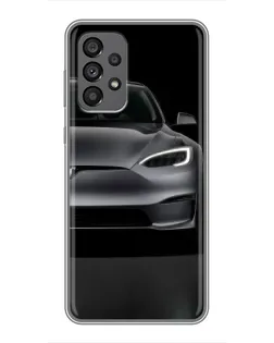 Чехол для Samsung Galaxy A73 (5G) с картинкой «Tesla Model S Look»