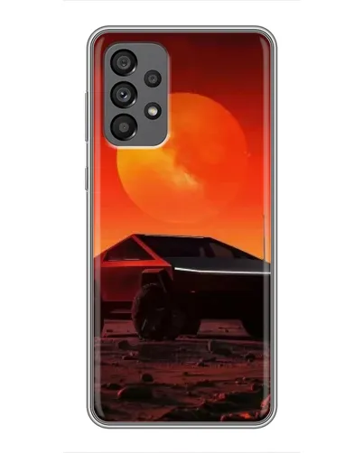 Чехол для Samsung Galaxy A73 (5G) с картинкой «Cybertruck на Марсе»