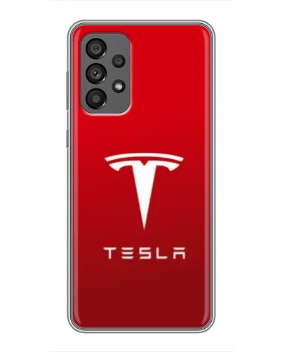 Чехол для Samsung Galaxy A73 (5G) с картинкой «Tesla Red Classic»