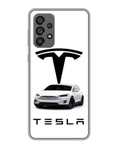 Чехол для Samsung Galaxy A73 (5G) с картинкой «Tesla White Style»