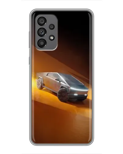 Чехол для Samsung Galaxy A73 (5G) с картинкой «Cybertruck в пустыне»