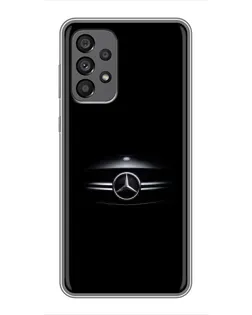 Чехол для Samsung Galaxy A73 (5G) с картинкой «Mercedes — абстрактные линии» Чехол для Samsung Galaxy A73 (5G) с картинкой «Mercedes — абстрактные линии»