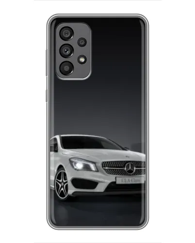 Чехол для Samsung Galaxy A73 (5G) с картинкой «Mercedes AMG GT Silver»