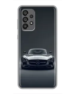 Чехол для Samsung Galaxy A73 (5G) с картинкой «Mercedes на черном»