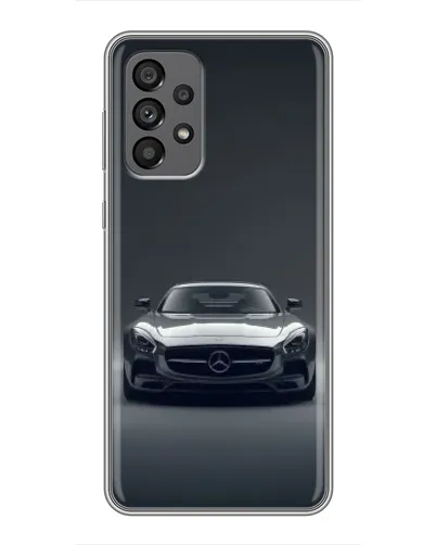 Чехол для Samsung Galaxy A73 (5G) с картинкой «Mercedes на черном»