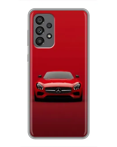 Чехол для Samsung Galaxy A73 (5G) с картинкой «Красный Mercedes AMG»