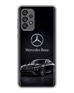 Чехол для Samsung Galaxy A73 (5G) с картинкой «Mercedes — решетка радиатора»