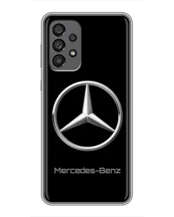 Чехол для Samsung Galaxy A73 (5G) с картинкой «Mercedes Silver Logo»