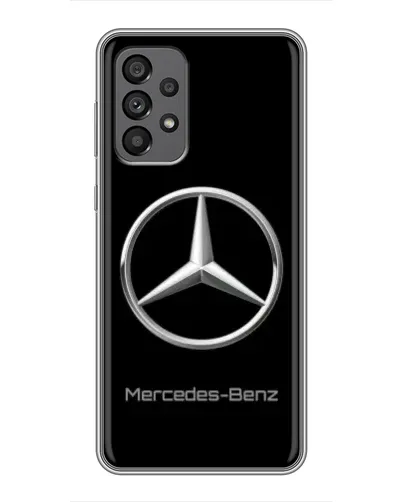 Чехол для Samsung Galaxy A73 (5G) с картинкой «Mercedes Silver Logo»