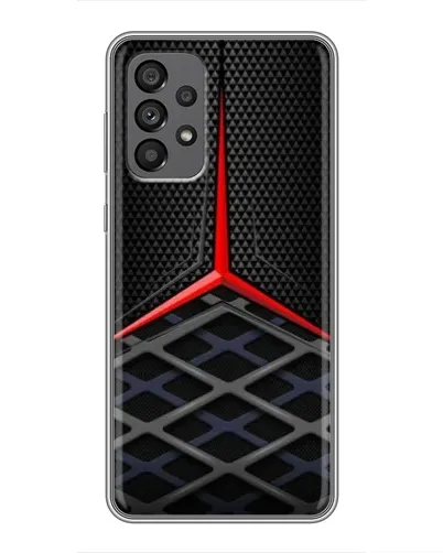 Чехол для Samsung Galaxy A73 (5G) с картинкой «Mercedes Carbon Grid»