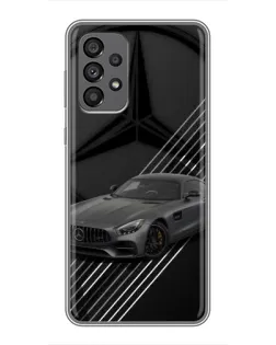 Чехол для Samsung Galaxy A73 (5G) с картинкой «Mercedes AMG — графика»