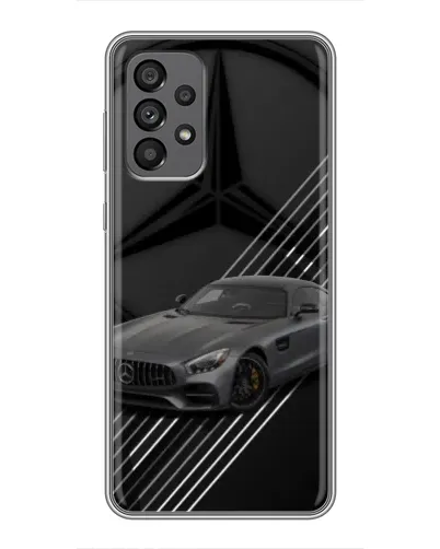 Чехол для Samsung Galaxy A73 (5G) с картинкой «Mercedes AMG — графика»