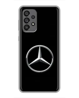 Чехол для Samsung Galaxy A73 (5G) с картинкой «Mercedes классический лого»