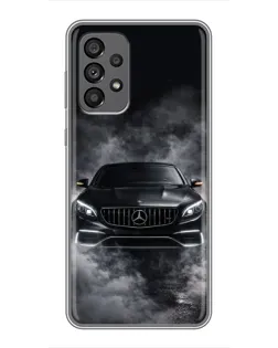 Чехол для Samsung Galaxy A73 (5G) с картинкой «Mercedes в дыму»