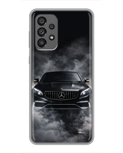 Чехол для Samsung Galaxy A73 (5G) с картинкой «Mercedes в дыму»