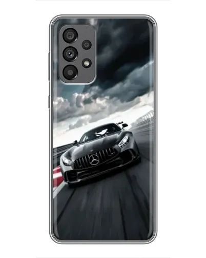 Чехол для Samsung Galaxy A73 (5G) с картинкой «Гоночный Mercedes AMG»