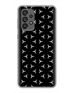 Чехол для Samsung Galaxy A73 (5G) с картинкой «Mercedes паттерн звезд» Чехол для Samsung Galaxy A73 (5G) с картинкой «Mercedes паттерн звезд»
