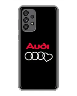Чехол для Samsung Galaxy A73 (5G) с картинкой «Логотип Audi Heart»