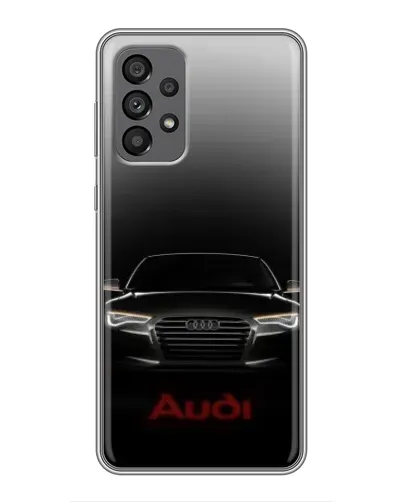 Чехол для Samsung Galaxy A73 (5G) с картинкой «Audi — градиентный контур» Чехол для Samsung Galaxy A73 (5G) с картинкой «Audi — градиентный контур»