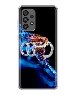 Чехол для Samsung Galaxy A73 (5G) с картинкой «Энергия лого Audi»